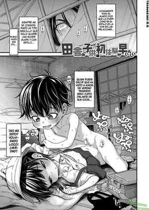 [Kyaradain] Inaka no Kodomo wa Hatsu Taiken ga Hayai-rashii | Apparently Kids From The Countryside Get Sexually-Active Early (COMIC LO 2023-02) [Spanish][Traducciones JL][Decensored] [Digital]