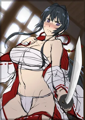 [イシガキタカシ] 巫女さんイラストラフ