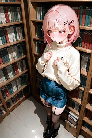 femboy library ai generated