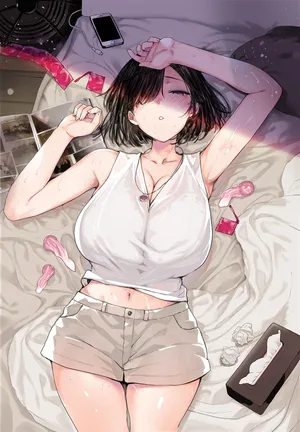 [Basutei Shower (Katsurai Yoshiaki)] Natsu, Tsuma no Sentaku… [Digital]