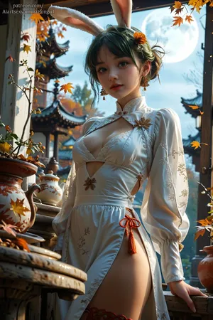 [AI Generated] Jade Rabbit