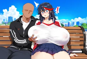 Matoi ryuuko BBC bonus darkmagic ai generated