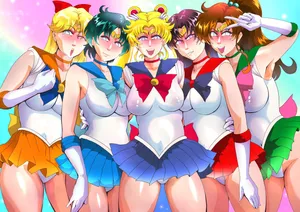 [Zizi] セーラーチーム裸の勇姿！(美少女戦士セーラームーン)