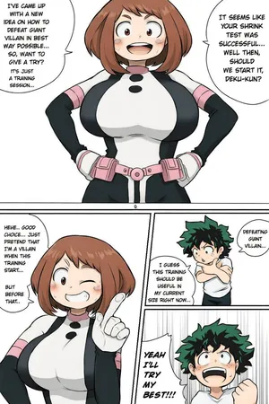 [GTS Tamago] Ochako Uraraka vs Izuku Midoriya (COLOR)