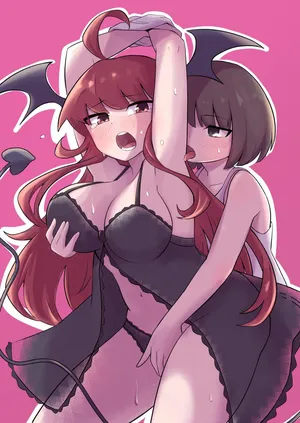 [Senten] Ubu na Succubus Wakarase Yuri Ecchi | Teaching the Inexperienced Succubus a Lesson with Yuri Sex [Spanish]