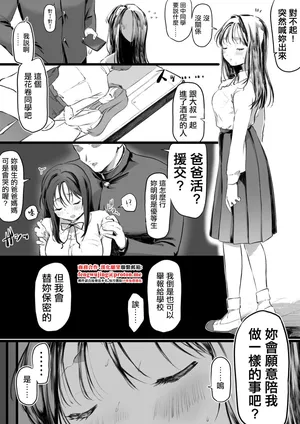 [ゆりしましろ] パパ活疑惑で脅した優等生(性豪)に搾り取られる男の漫画