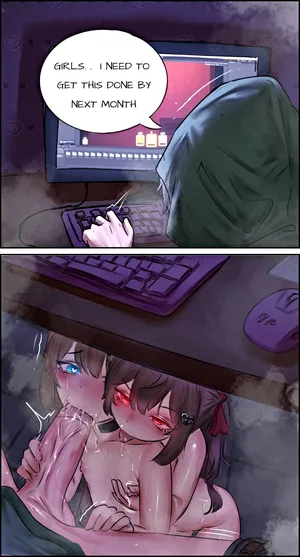 [PBorzoi] Vedal & Neuro Twins Short Comic