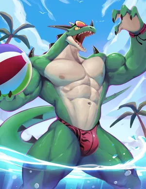 [Wolfanine] Beach Dragon