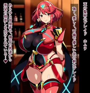 [イタリ屋×黒墨夜行書(トニーマン+)] 天の聖杯ホムラとヒカリの痴態1 (ゼノブレイド2)