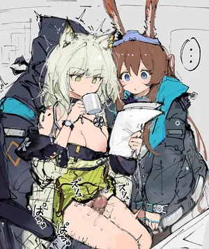 [paofan] 停止ナイツ ケルシーとアーミヤ (アークナイツ)