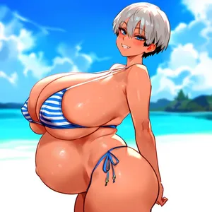 Uzaki hana BBC bonus darkmagic ai generated