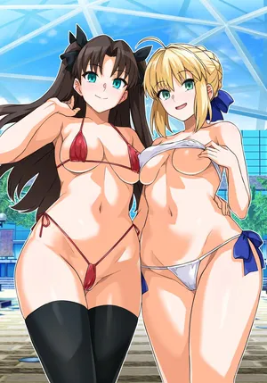 [Haruhisky] セイバーさん本表紙絵イラスト 支援者向けヌード版 (Fate/stay night)