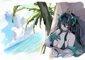 (C106) [Shirube Yu (Yubeshiru)] Shii to Mizugi Ecchi suru Hon | 和泳装的夕涩涩的本 (Arknights) [Chinese] [角都九阳个人汉化]