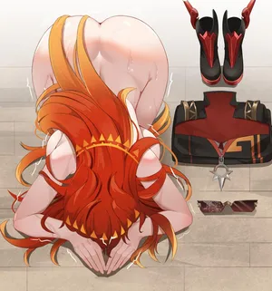 [saya_触手酱] 玛薇卡の全裸土下座（中文/日本語/English）[Decensored]