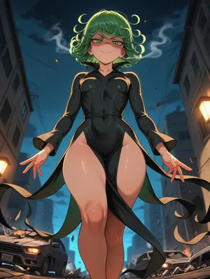 Tatsumaki | One-Punch Man  waifuinvoker ai generated