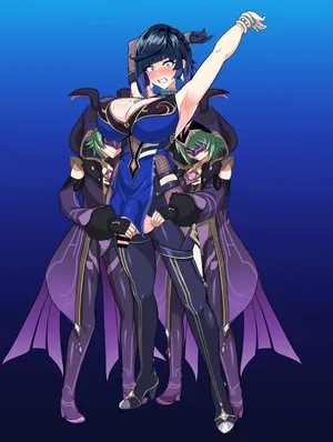 [Futafusutajio (Futafu)] Futanari Yelan Musou Sennyuu (Genshin Impact)[Chinese][笑笑个人汉化]