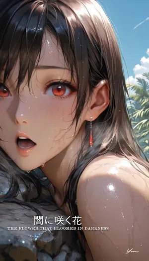 The Flower That Bloomed in Darkness - [AI GENERATED] - Tifa Lockhart