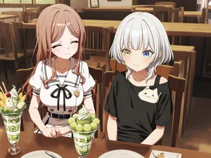 [AI generated]乐奈的抹茶巴菲寸止调教