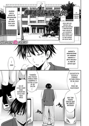 [Sabashi Renya] Senpai-tachi to no Gakuen Seikatsu chap.1| Mi vida escolar con las senpais cap.1 [Spanish] [Decensored] [Harenchi no Fansub]