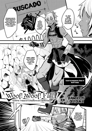 [Bangetsu Setsuka] Woof! Woof! Fall! - The Bitch-Transformation Dungeon Trap [Spanish] [TF Scans]