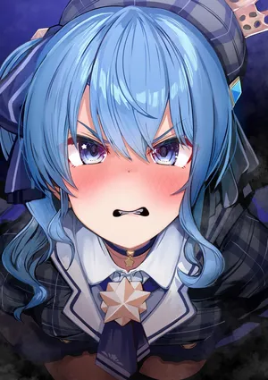 [カジマコト] 星◯す◯せ◯ ぶっかけフェラ (ホロライブ)