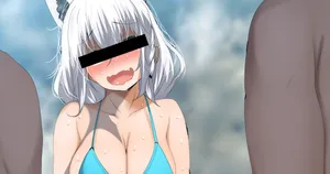 [ふみひこ] 白●フ●キ 海で発情き●つね4ページ