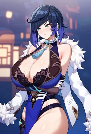 Yelan not so boring night messingwithai ai generated