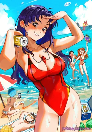 [Snegovski] Misato's summer duty (Neon Genesis Evangelion)