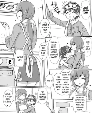 [Abubu] Shelter de Kurashiteru Shota no Hahaoya-yaku ga Koukinou Sexaroid [Polish]