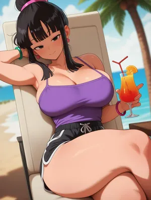 Chichi | Dragon Ball 🔥🐉 waifuinvoker ai generated