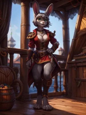 Furry Pirates AI Art