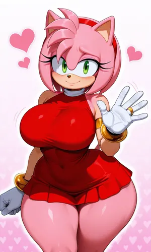 Sonic Series - Amy Rose daidoujipv ai generated