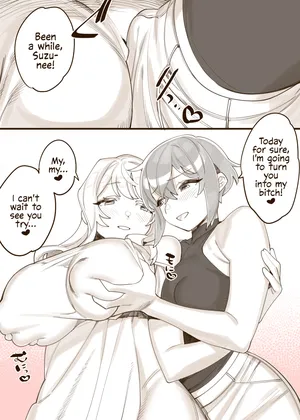 [Wajima24] Boyish Shemale x Onee-san Shemale [English]