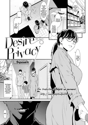 [Syuuen] Desire Privacy (Comic Shitsurakuten 2019-03) [French] [Adopte un pervers]