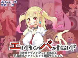 [hardening (Rieta)] Endless Bad End: Jishinmanman de Dungeon ni Idomu mo Joutai Henka End Shichau Madou Gakusei-chan