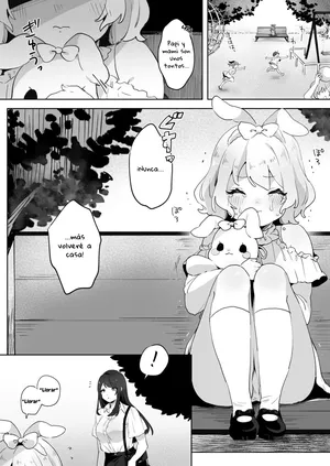 [Zutazutako] skeb Yuri Ecchi Manga | La Loli Fugitiva y la Onee-san Futanari  [Spanish] [Yoru]