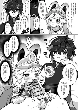 [Jiraichi] Cake-ya-san o Akeru Koto ni Natta Kachina-chan (Genshin Impact)