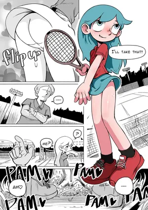 [Sumirechan] Hilda after tennis play (Hilda) [Japanese, English]