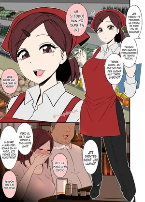 [Dokuneko Noil] Part-saki no Nomikai de Deisui Shite Shain no Ie ni Tsurekomareru Hitozuma - Emborrachando a una mujer casada en una fiesta de trabajo a tiempo parcial [Español] [Traducciones necesarias]