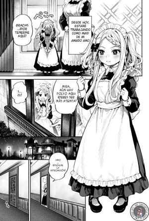 [Ooban Yaki] Onaho-kei no Loli Maid [Spanish] [Alejo traducciones]