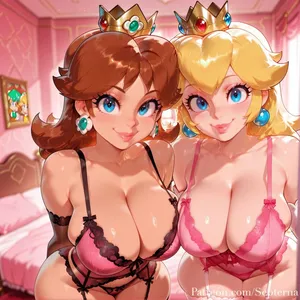 Peach x Daisy septerna ai generated