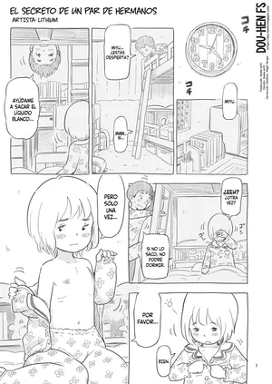 [Lithium no Kojin Circle (Lithium)] Aru Kyoudai no Himitsu [Spanish] [Dou-Hen FS] [Digital]