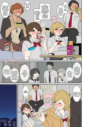 [Dokuneko Noil] Senpai no Ie de Deisui shita Onnanoko-tachi no Hanashi | Uma história sobre garotas que ficaram bêbadas na casa do senpai [Portuguese-BR] [Legoshi]