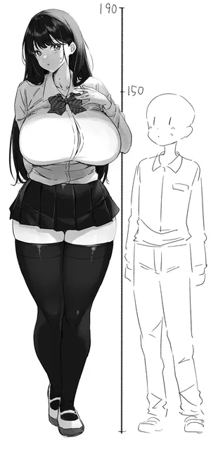 [神毛物由宇] エロマンガにしかいない体型の女子(裏)