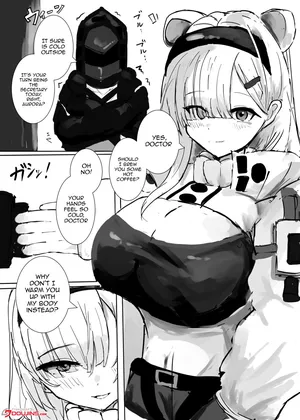 [Sunaneko] Aurora-chan to Karada Attame Ecchi o Suru Ohanashi (Arknights) / Story About Doing Lewd Things With Aurora As She Warms My Body [English] {Doujins.com}
