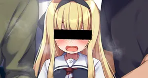 [sakanaya] 電車の中で痴〇に囲まれ嫌がりながらも感じてしまう