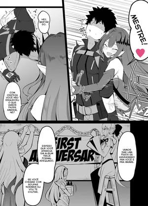 [Corundum] Master no Furete wa Ikenai Bubun o Ijitte shimau Baobhan Sith | Baobhan Sith interfere na privacidade de seu mestre (Fate/Grand Order) [Portuguese-BR]