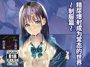 [Chaseta no Niwa (Chaseta)] 精尿爆射成为常态的世界～制服篇～ |Seieki Oshikko Bukkake ga Atarimae ni Natta Sekai ~Blazer Hen~
