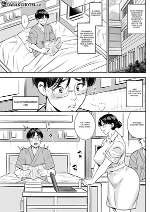 [Zaki Zaraki] Jukujo Kankoshi Ga Mirikiteki Sugite Boku Wa Mou Dame Kamoshirenai｜La Enfermera Madura es tan Atractiva que no Puedo Resistirme (Action Pizazz 2025-11) [Spanish] [Daraku Hotel] [Digital]