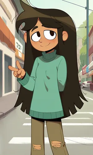 The Ghost and Molly Mcgee - Libby daidoujipv ai generated